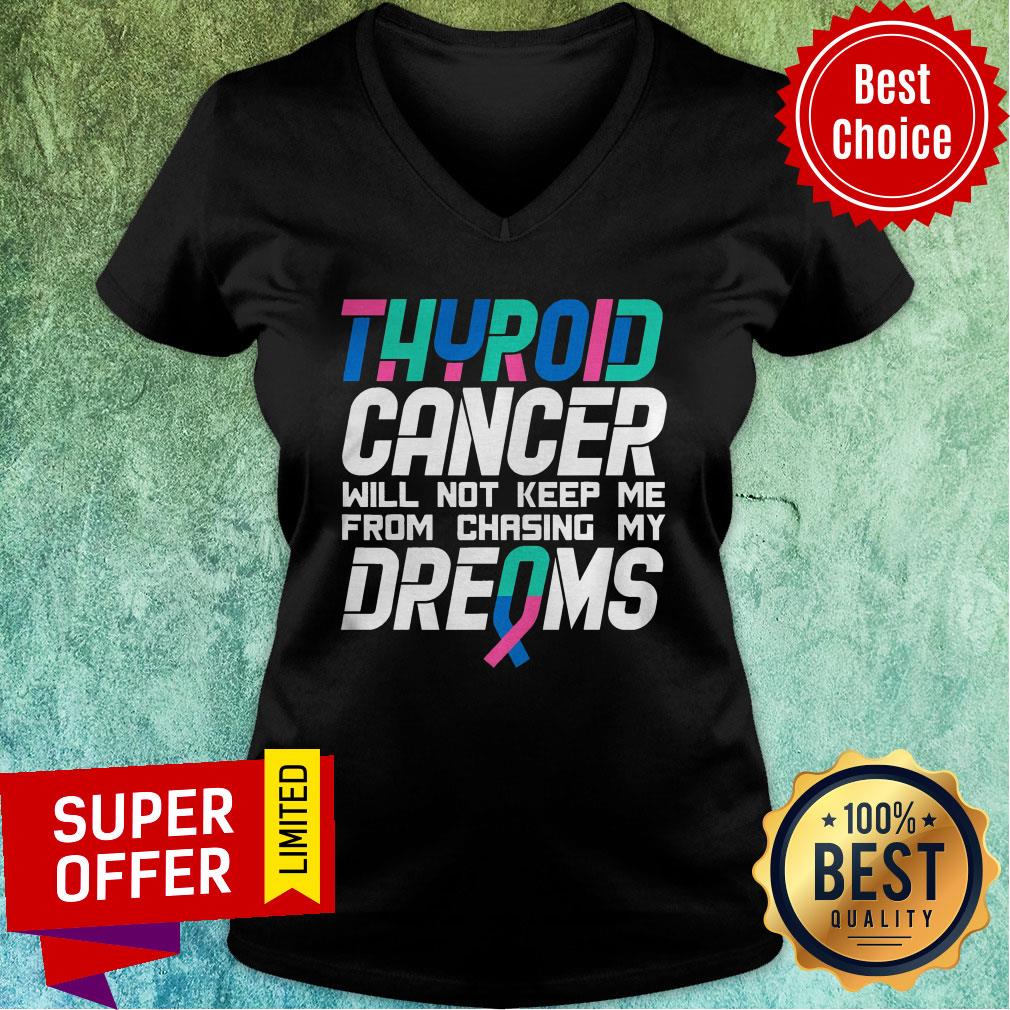 Top Thyroid Cancer Awareness Dreams Shirt - Image 3