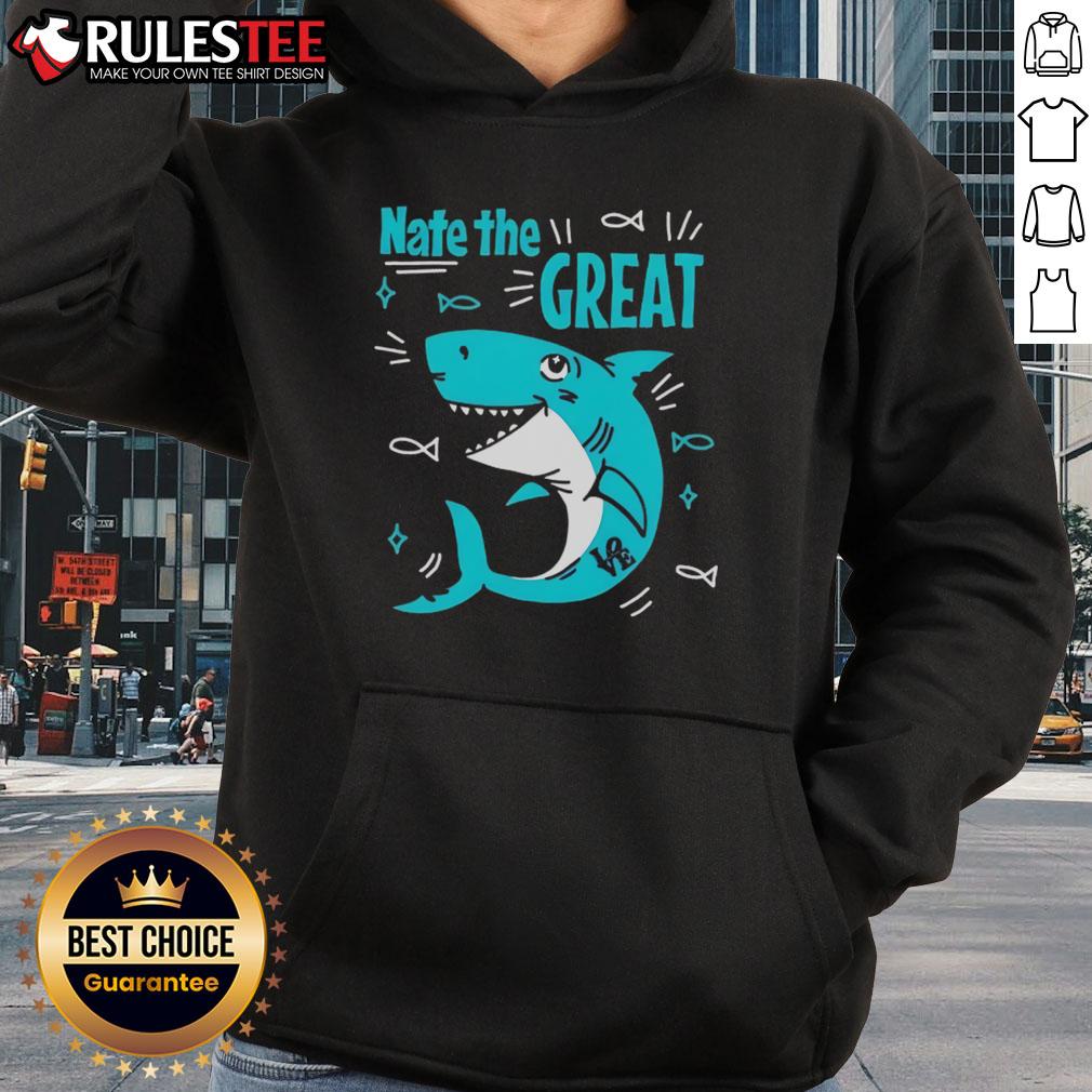 Cute Shark Nate The Great T-Shirt - Image 2
