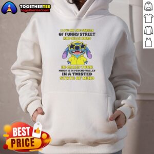 Alternative view of Awesome Stitch I Live On The Corner Of Funny Street And Silly Road In Crazy Town T-Shirt