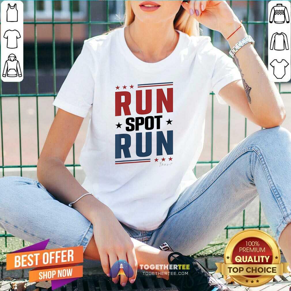 Funny Run Spot Run Trump T-Shirt - Image 2