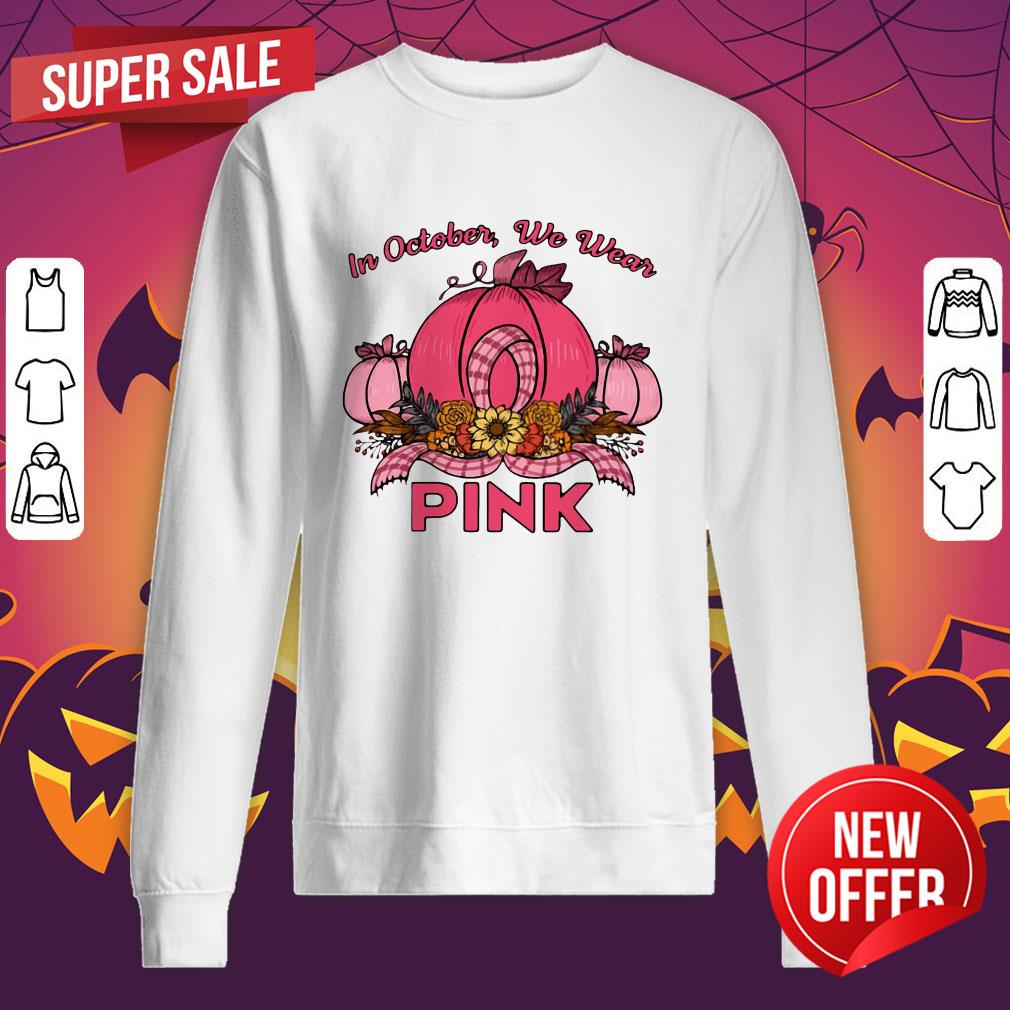 Top In October We Wear Pink Shirt - Image 2