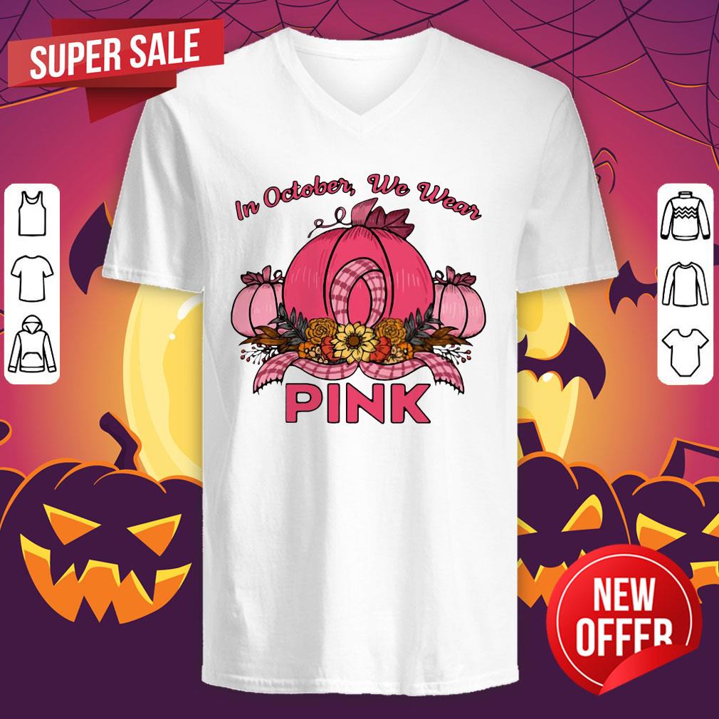 Top In October We Wear Pink Shirt - Image 4