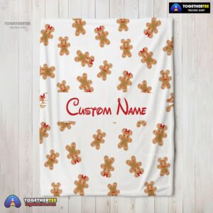 Official Mickey Mouse Gingerbread Delight Blanket Fleece Customized Blanket