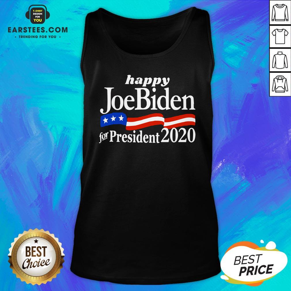 Top Happy Joe Biden For President 2020 American Flag Shirt - Image 4