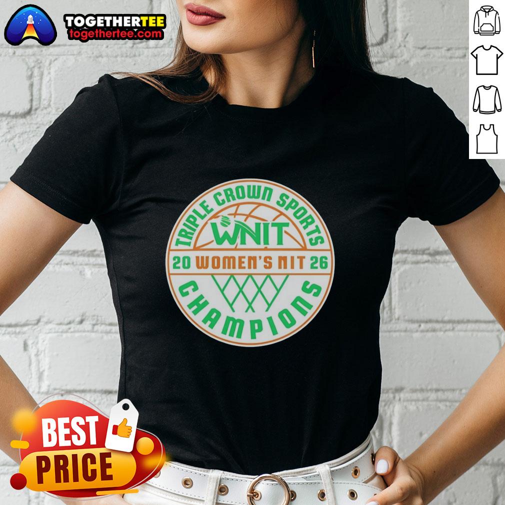 Awesome Marshall Thundering Herd 2026 Women's NIT MBB National Champions Logo T-Shirt - Image 3