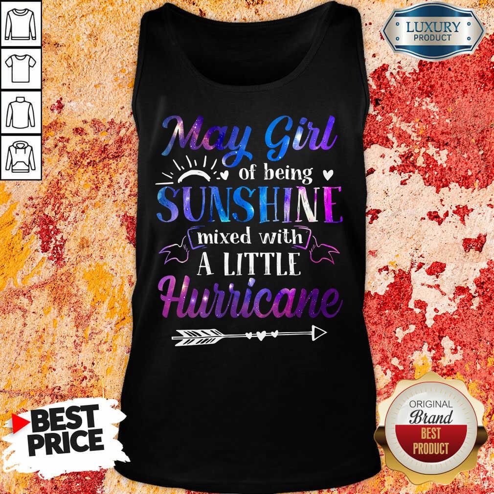 May Girl Sunshine A Little Hurricane Shirt - Image 2