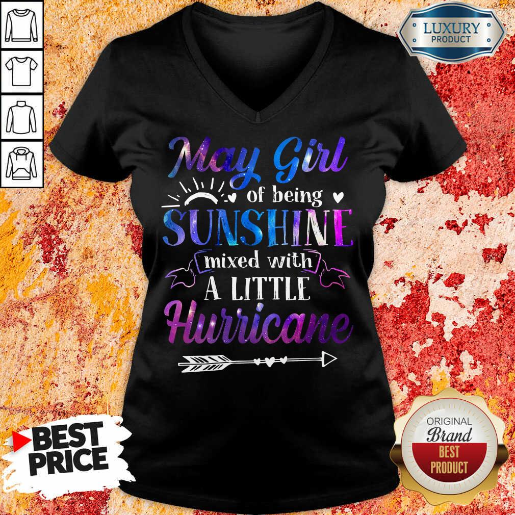 May Girl Sunshine A Little Hurricane Shirt - Image 5