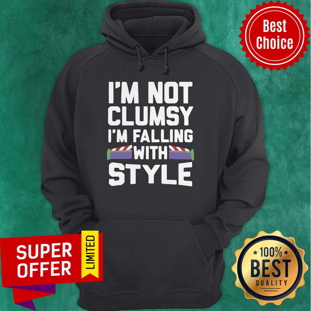 Top I’m Not Clumsy I’m Falling With Style Shirt - Image 5