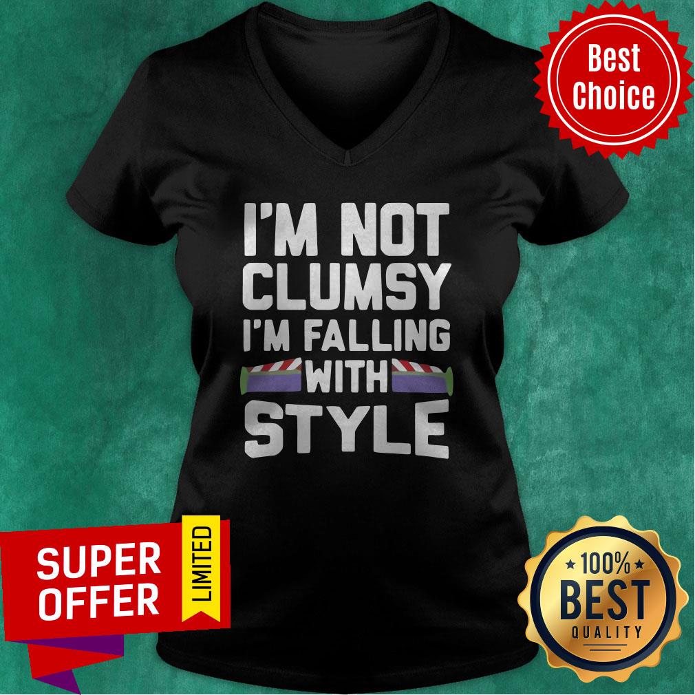 Top I’m Not Clumsy I’m Falling With Style Shirt - Image 3