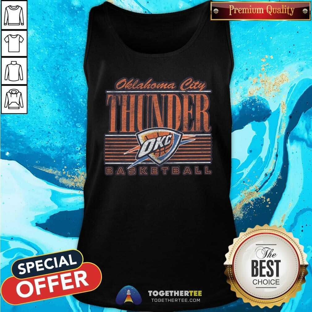 Official Oklahoma City Thunder OKC Basketball T-Shirt - Image 4
