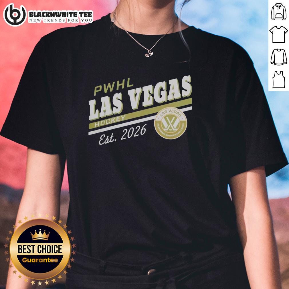 Awesome PWHL Las Vegas Sportiqe Duke Est 2026 T-Shirt - Image 3