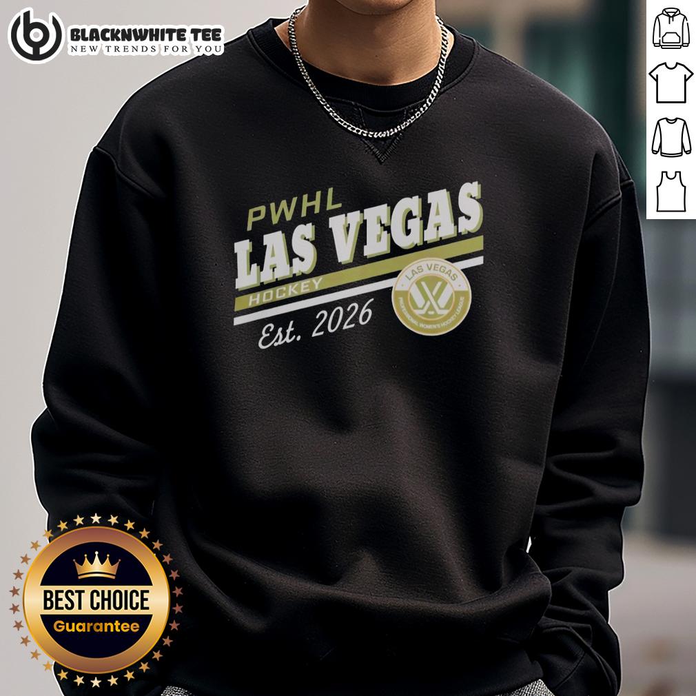 Awesome PWHL Las Vegas Sportiqe Duke Est 2026 T-Shirt - Image 5