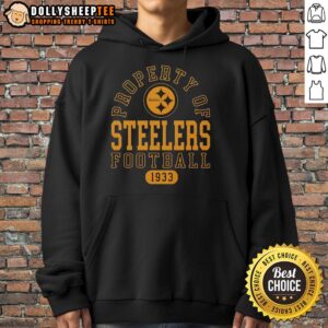Alternative view of Official Property Of Pittsburgh Steelers Football Since 1933 T-Shirt