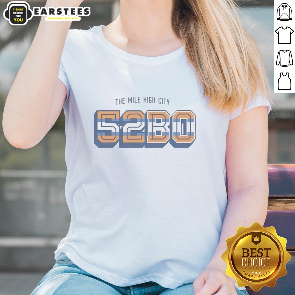 Premium Denver Broncos The Mile High City 5280 T-Shirt - Image 3