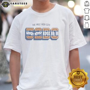 Premium Denver Broncos The Mile High City 5280 T-Shirt