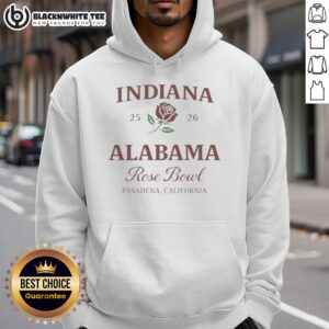 Alternative view of Premium Indiana Vs Alabama 2026 Rose Bowl Pasadena California T-Shirt