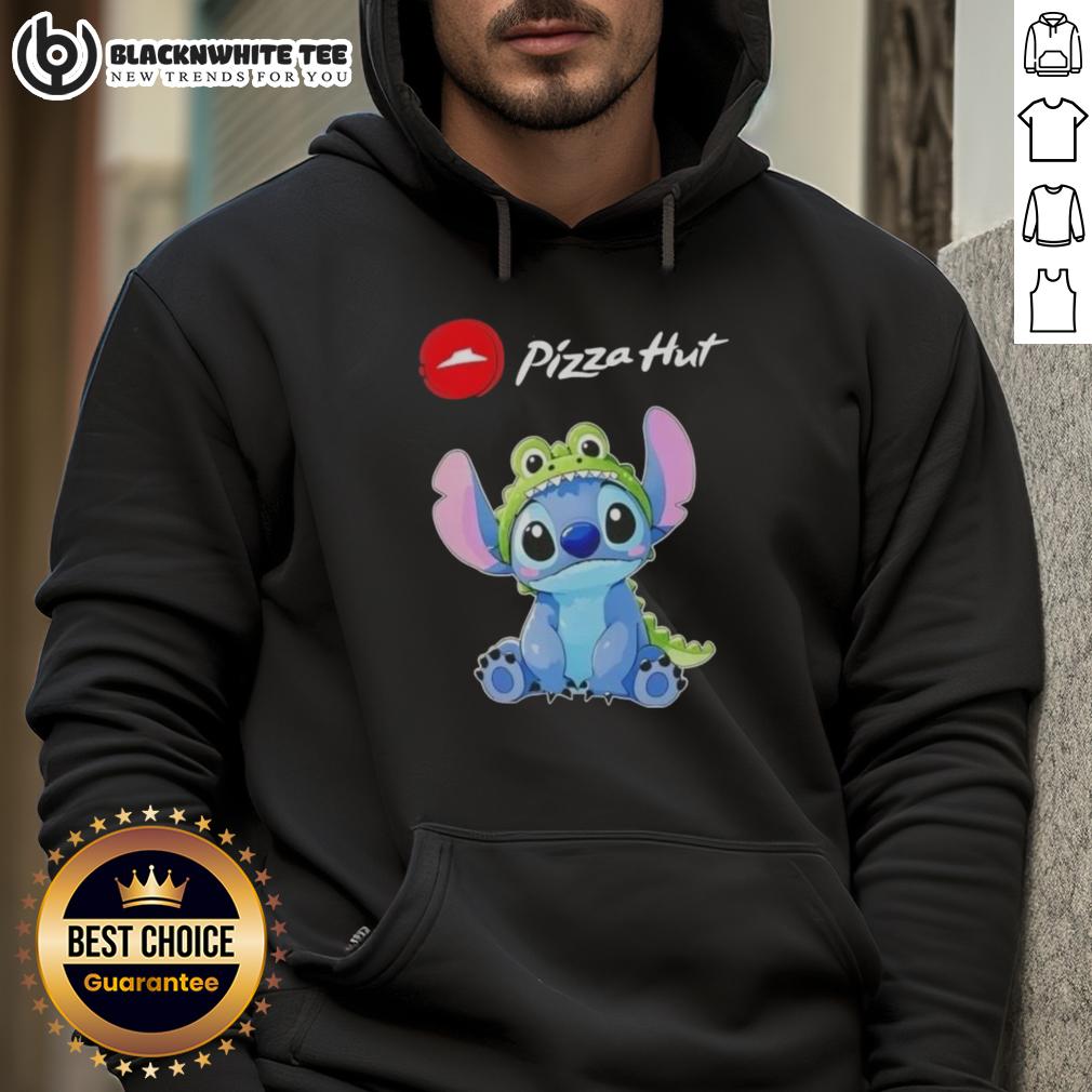 Awesome Stitch Cosplay Crocodile X Pizza Hut T-Shirt - Image 2