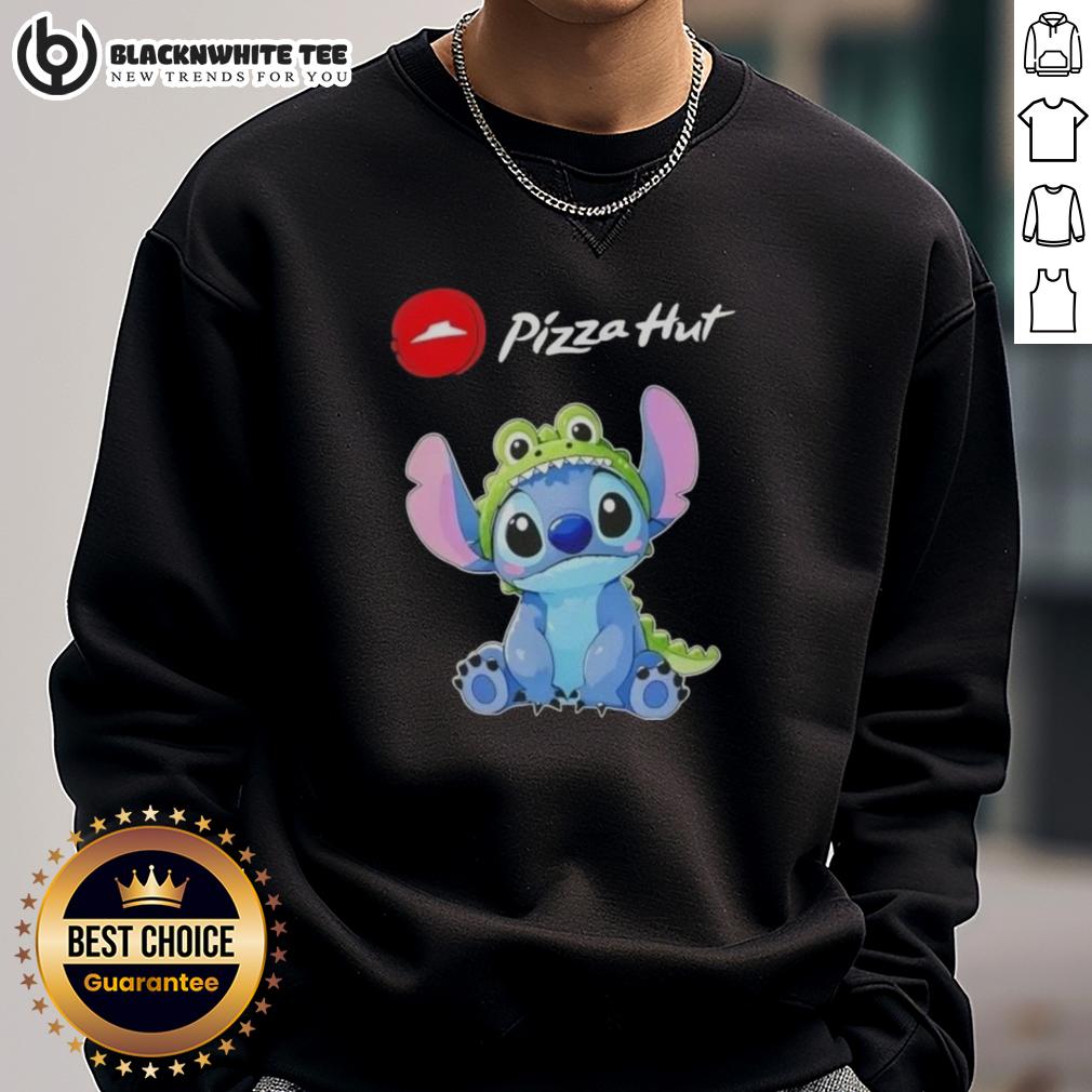 Awesome Stitch Cosplay Crocodile X Pizza Hut T-Shirt - Image 5