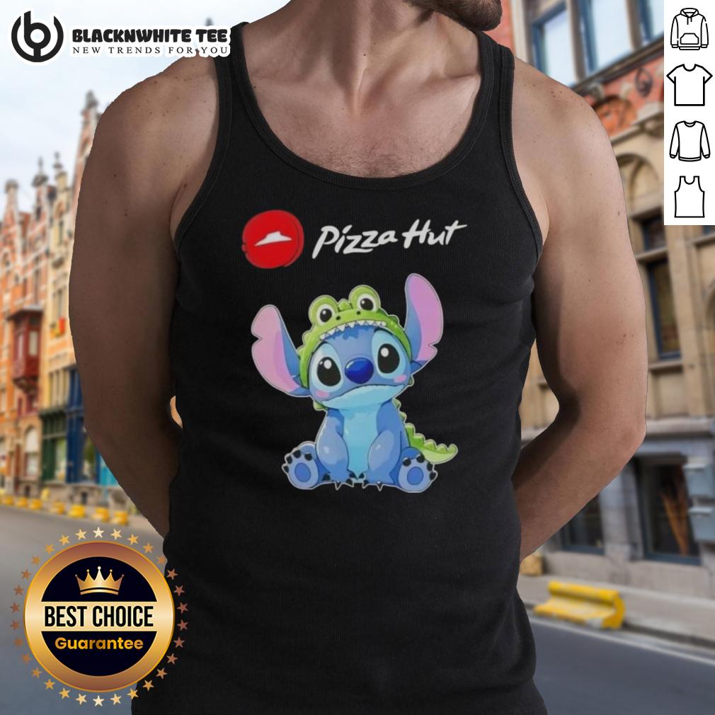 Awesome Stitch Cosplay Crocodile X Pizza Hut T-Shirt - Image 4