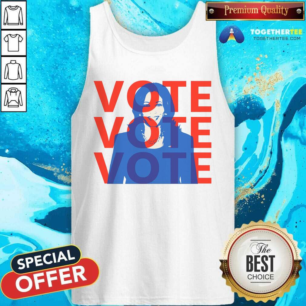 Official Kamala Harris Vote Vote Vote T-Shirt - Image 3