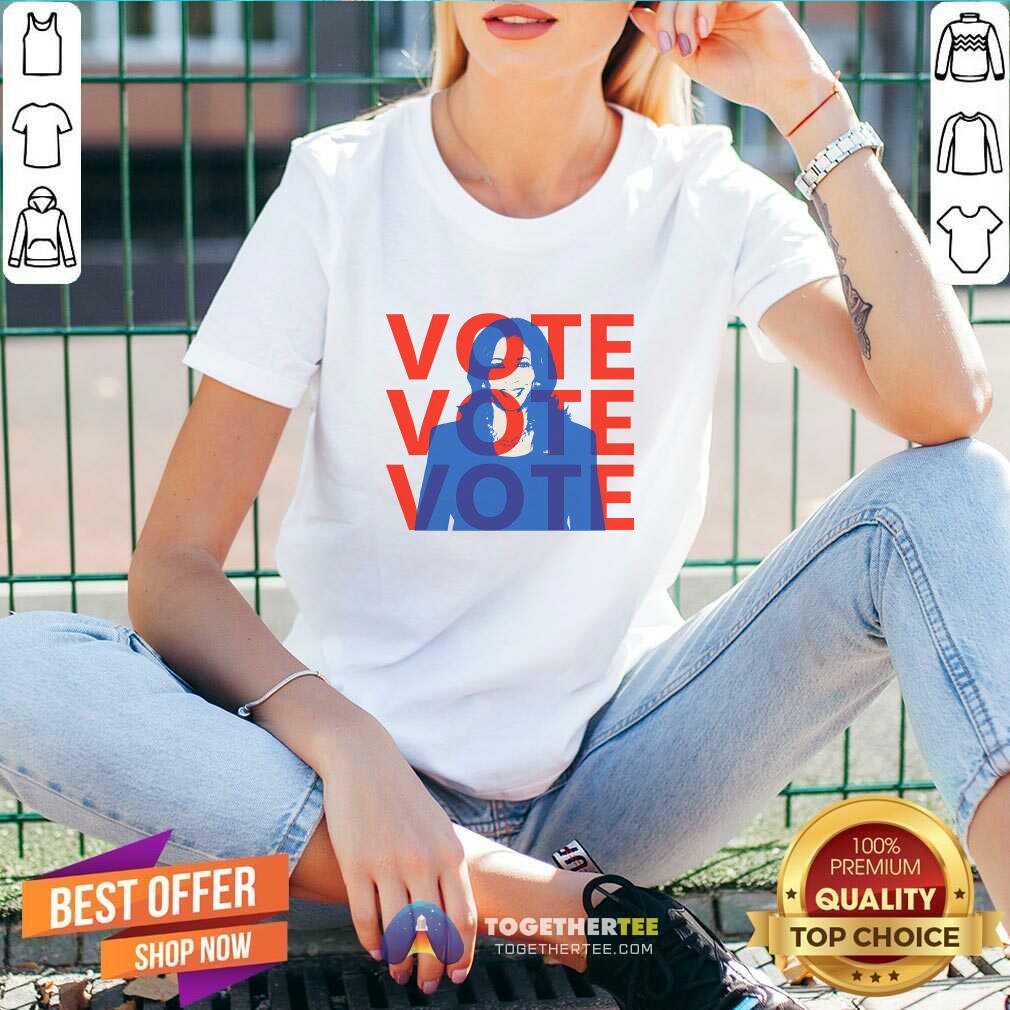 Official Kamala Harris Vote Vote Vote T-Shirt - Image 2