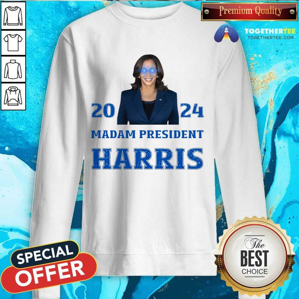 Original Madam President Harris Softstyle T-Shirt - Image 5