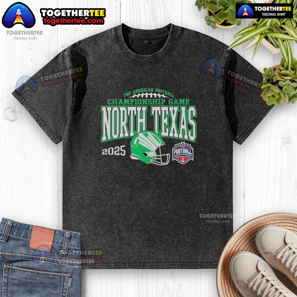Nice North Texas Mean Green 2025 AAC Football Championship Bound Shirt - Image 6