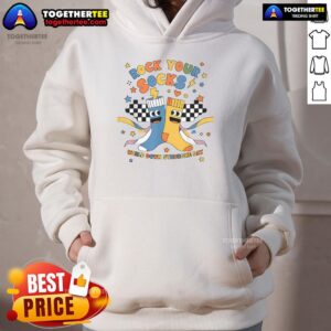 Alternative view of Nice Rock Your Socks World Down Syndrome Awareness Day Shirt