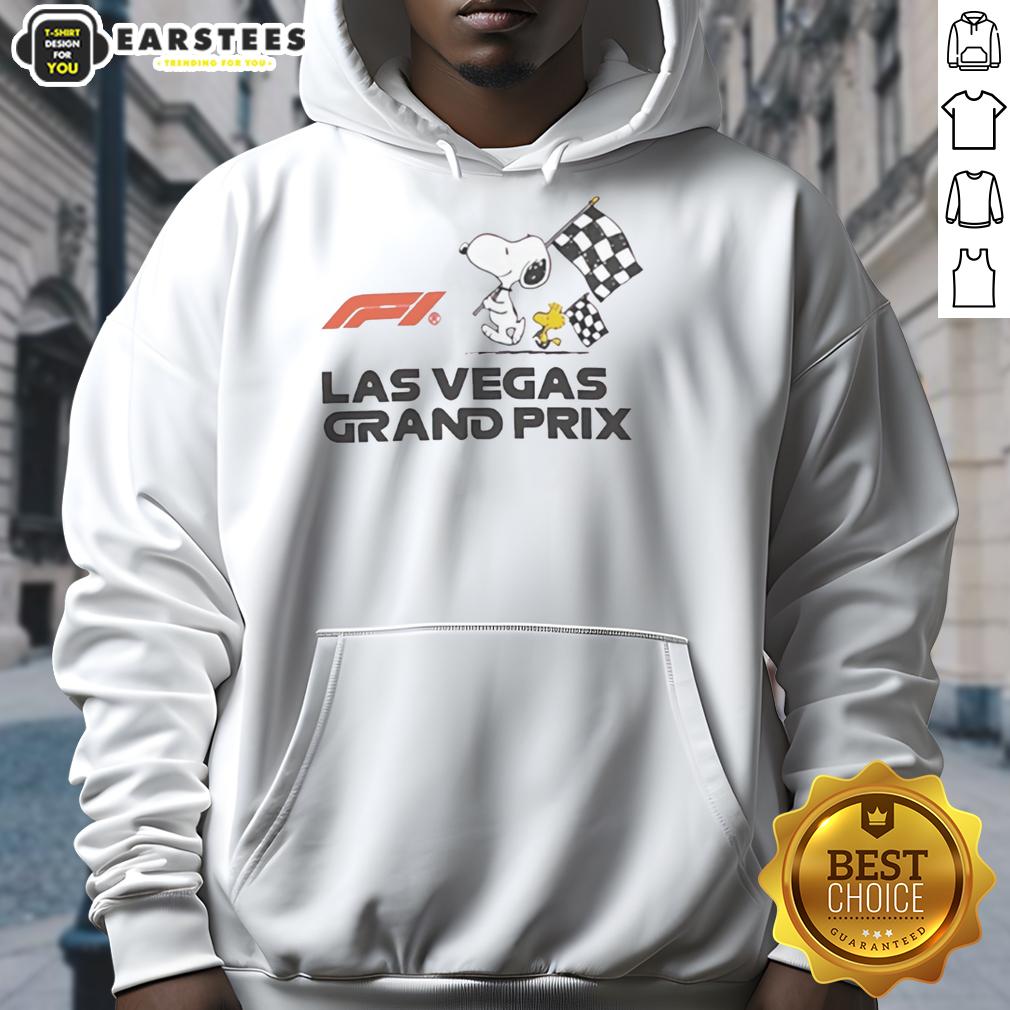 Top F1 Peanuts Las Vegas Grand Prix T-Shirt - Image 2