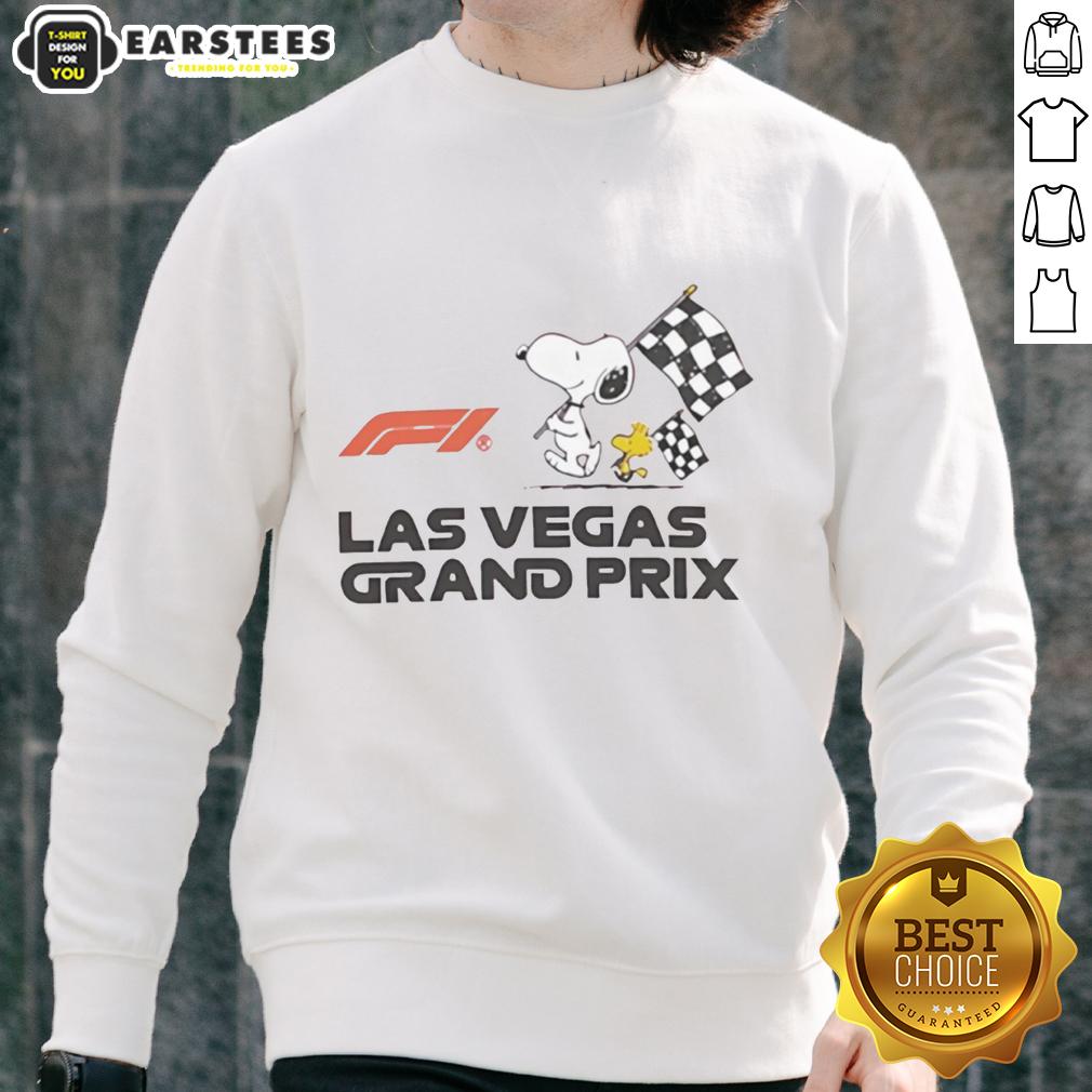 Top F1 Peanuts Las Vegas Grand Prix T-Shirt - Image 5