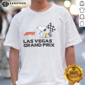 Top F1 Peanuts Las Vegas Grand Prix T-Shirt