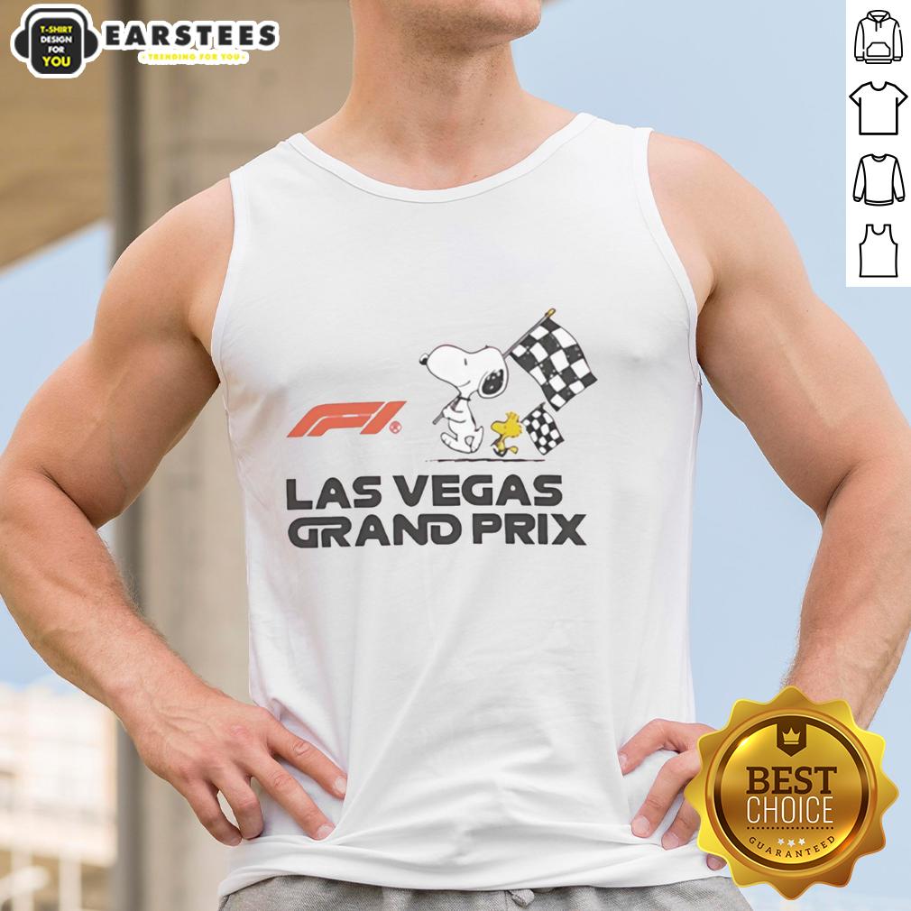 Top F1 Peanuts Las Vegas Grand Prix T-Shirt - Image 4