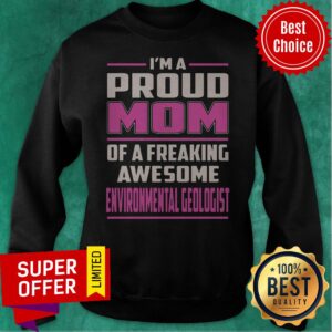Alternative view of Top Proud MOM Environmental Geologist Vintage Shirt