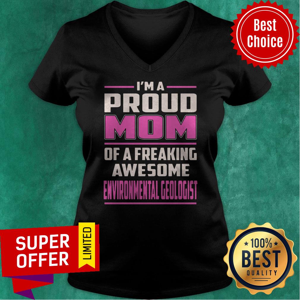Top Proud MOM Environmental Geologist Vintage Shirt - Image 4