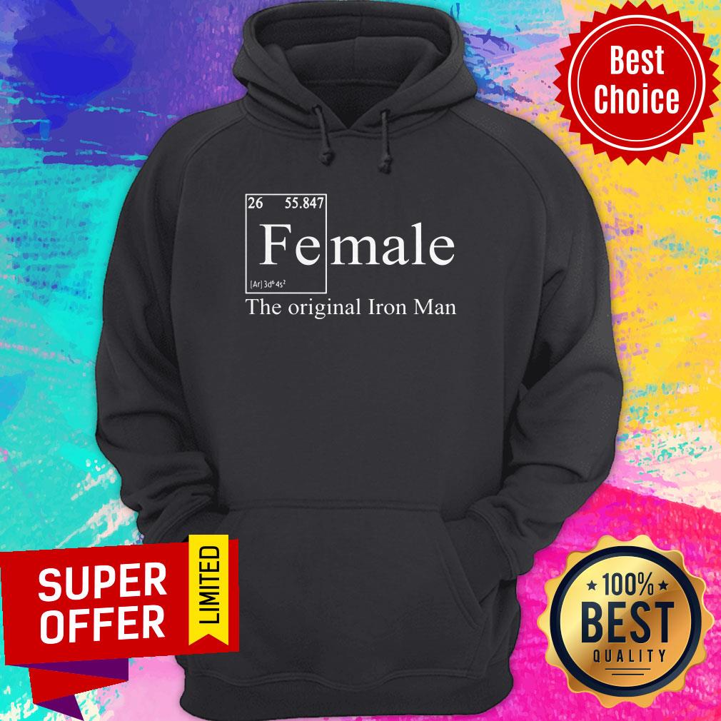 Awesome Female The Original Iron Man Shirt - Image 3