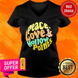 Alternative view of Peace Love And Hollow Points Shirt