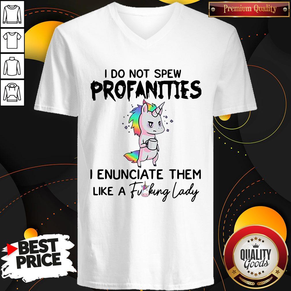 Unicorn I Do Not Spew Profanities I Enunciate Them Like Shirt - Image 4