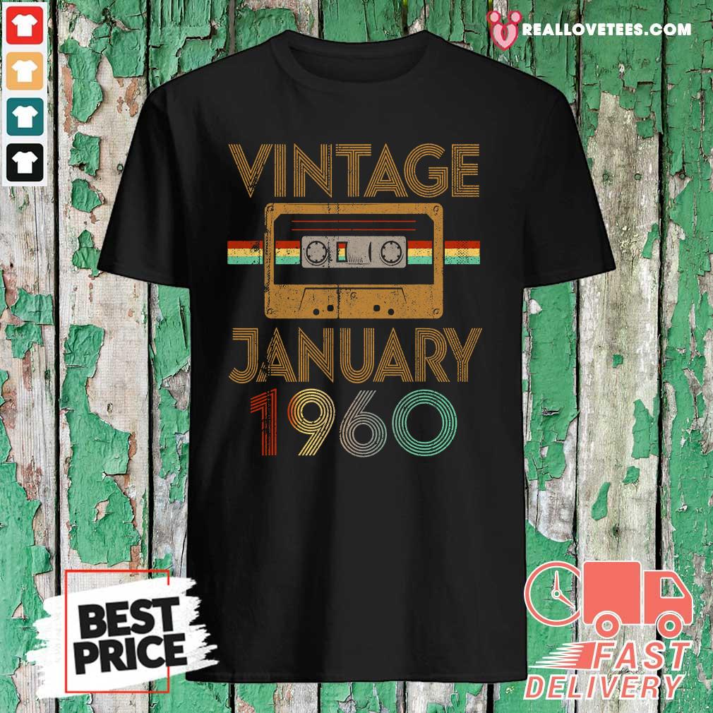 Vip Born January 1960 61st Birthday Quarantine Gift Made In 1960 Shirt
