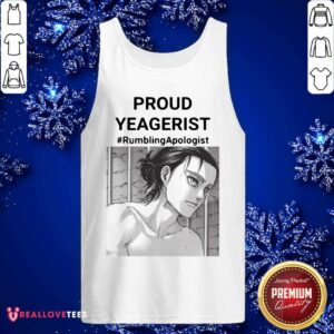 Alternative view of Awesome Proud Yeagerist Rumbling Apologist Shirt
