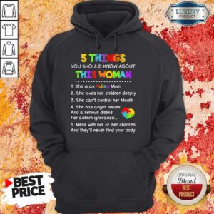 Alternative view of Premium 5 Things You Should Know About This Woman Autism Shirt