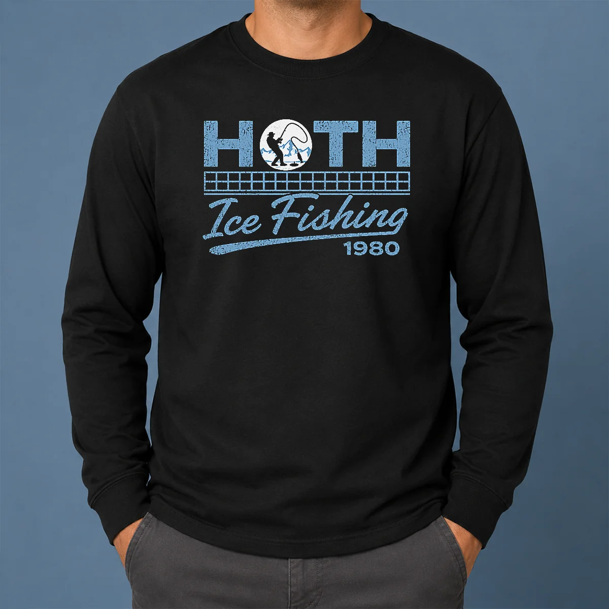 Original Old School Cold Wilderness ICE Fishing Shirt - Image 6