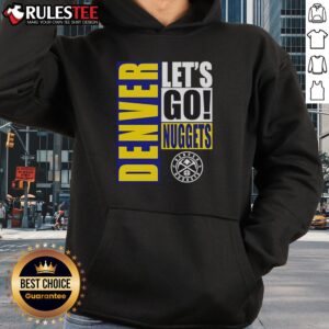 Alternative view of Nice Denver Nuggets Let's Go Design T-Shirt