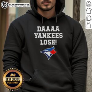 Alternative view of Nice Daaaa Yankees Lose Toronto Blue Jays Baseball Logo T-Shirt