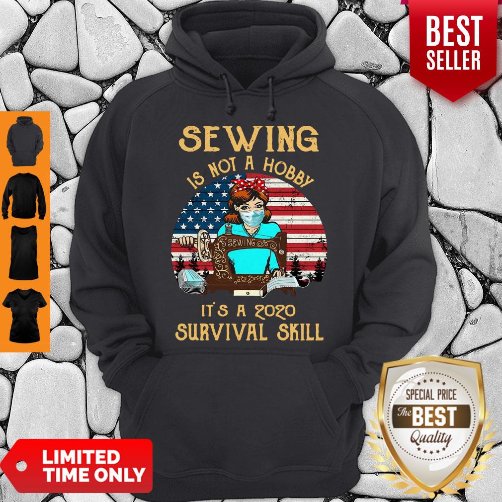 Vintage Sewing is Not A Hobby It’s A 2020 Survival Skill Shirt - Image 2