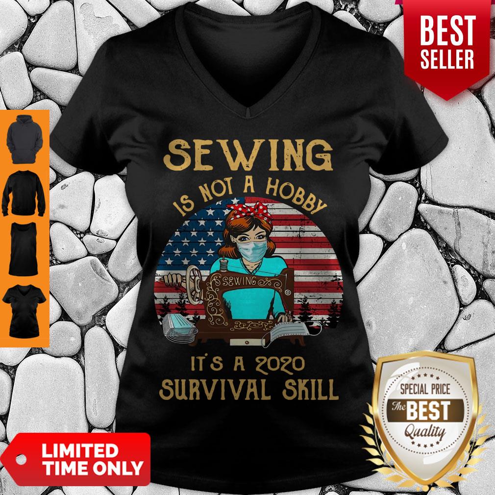 Vintage Sewing is Not A Hobby It’s A 2020 Survival Skill Shirt - Image 5