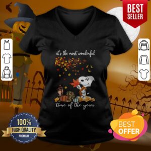 Alternative view of Wonderful Snoopy It’s The Most Wonderful Time Of The Year Halloween Shirt