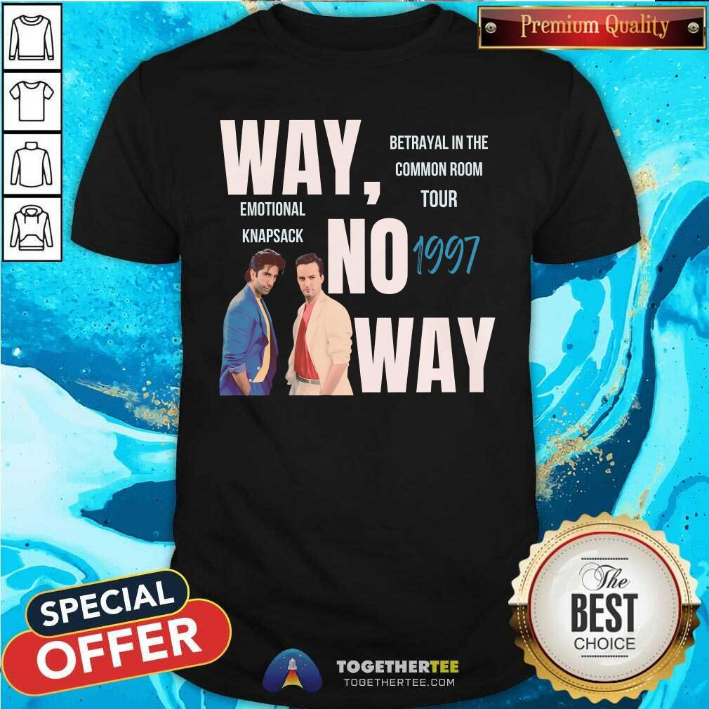 Hot Way No Way 1997 Betrayal In The Common Room Tour Vintage T-Shirt
