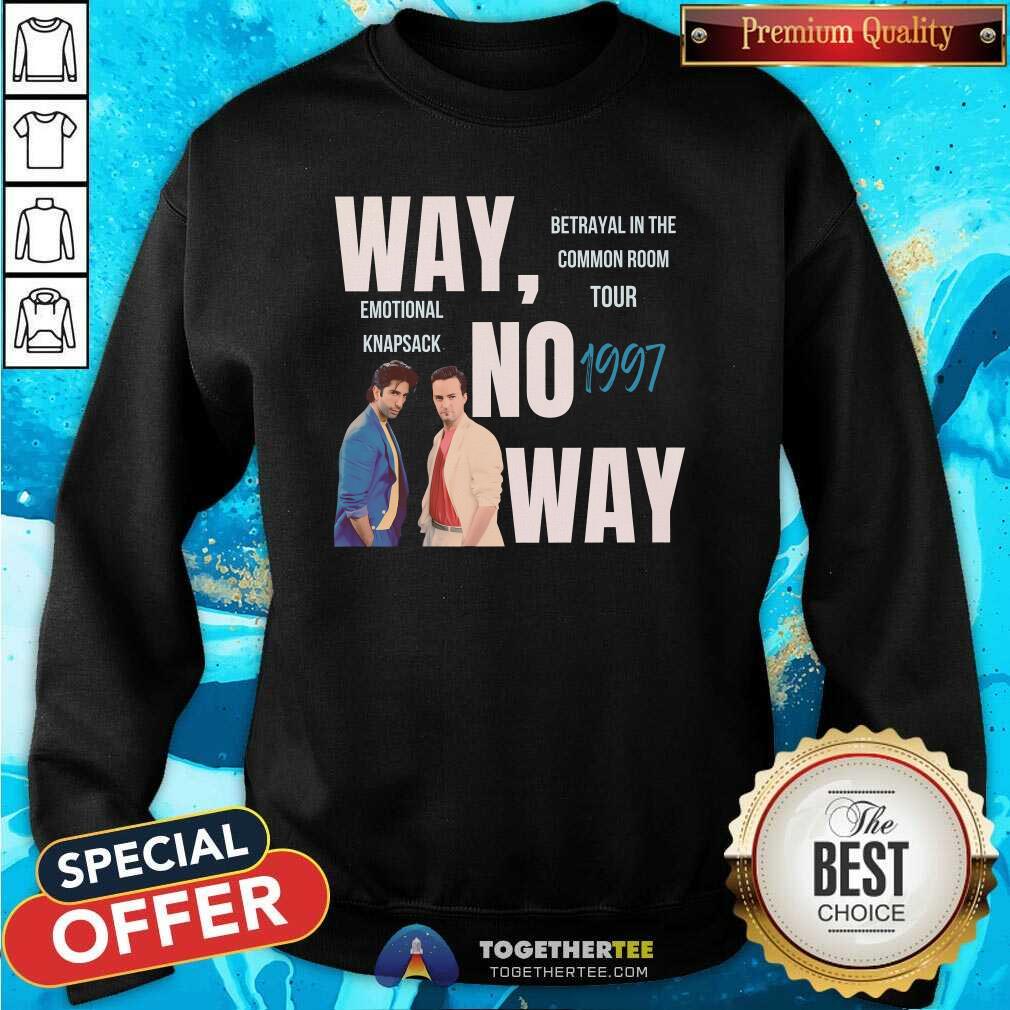 Hot Way No Way 1997 Betrayal In The Common Room Tour Vintage T-Shirt - Image 5