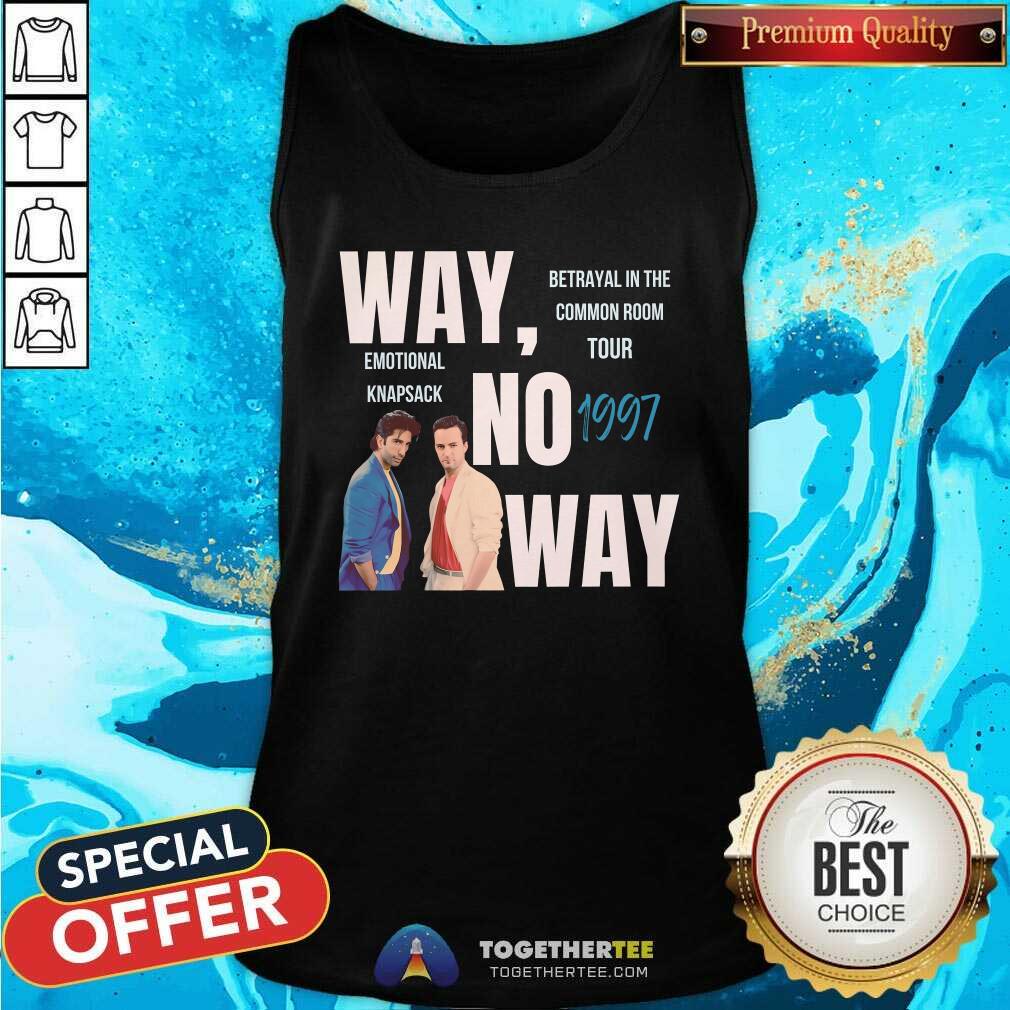Hot Way No Way 1997 Betrayal In The Common Room Tour Vintage T-Shirt - Image 3