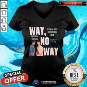 Alternative view of Hot Way No Way 1997 Betrayal In The Common Room Tour Vintage T-Shirt